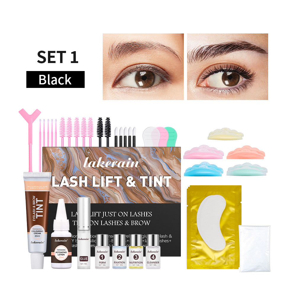 Hot Dyeing Two-in-one Eyelash Eyebrow Cream Suit