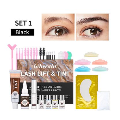 Hot Dyeing Two-in-one Eyelash Eyebrow Cream Suit