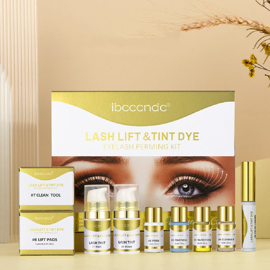 Ladies New Hot Dyeing Natural Eyelash Set