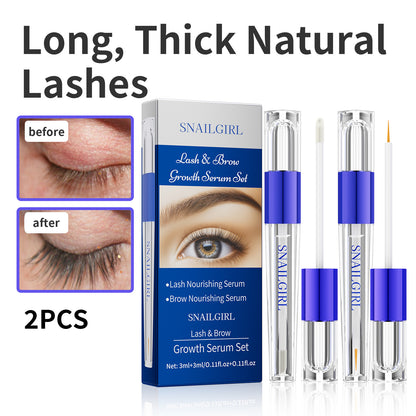 SNAILGIRL New Cross-border Hot Eyebrow Eyelashes 2 Pack Care Solution
