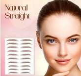 Autocollants pour sourcils écologiques, imperméables et à effet naturel