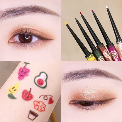 Colorful Eyeliner Glue Pen Is Extremely Fine, Waterproof And Non Smudging