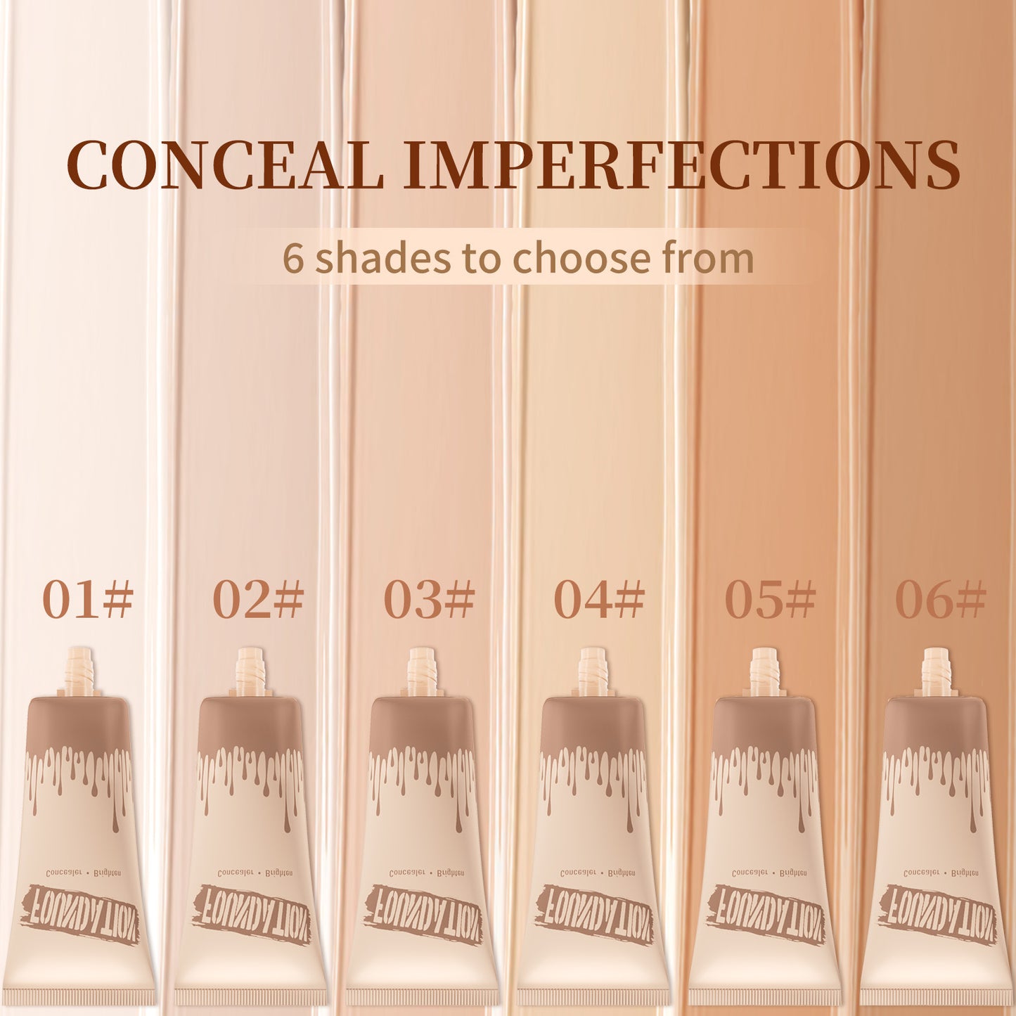 Concealing Foundation Oil Control Makeup Natural BB Cream
