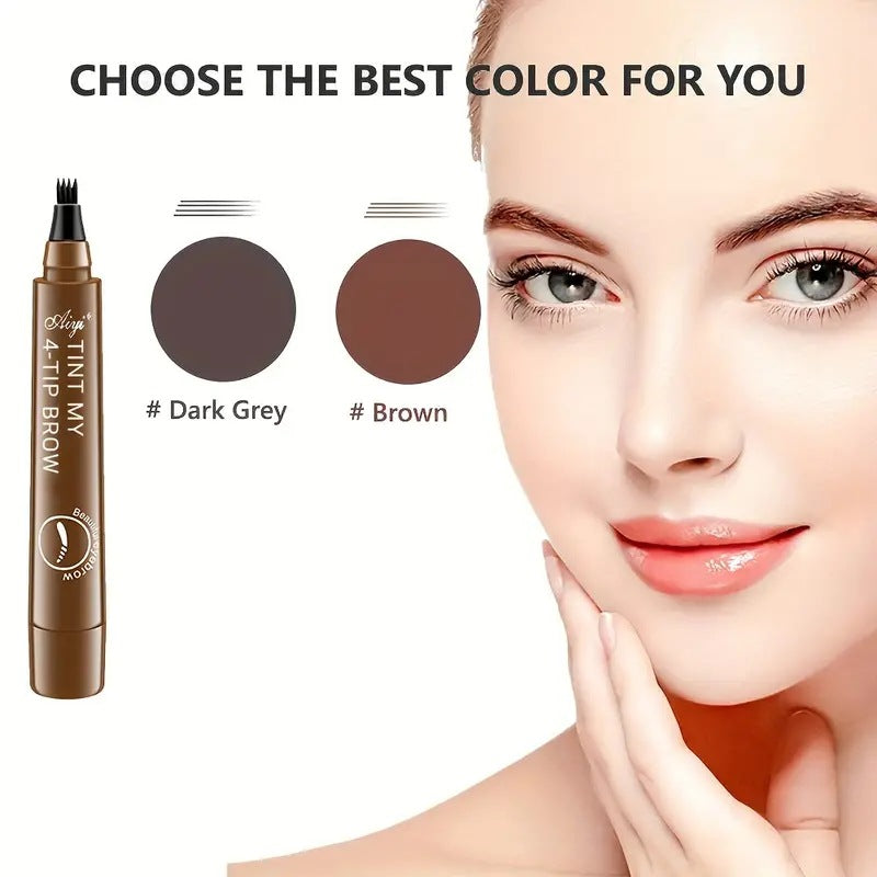 Four-head Eyebrow Pencil Long-lasting Smudge-free