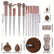 40-Piece Makeup Tool Set With Beauty Blender Soft Sponge Puffs