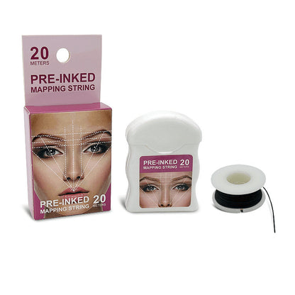 Ink Mapping Line Box Tattoo Eyebrow Design Measurement Symmetry