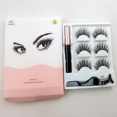 Magnetic False Eyelashes Five Pairs Of Mixed