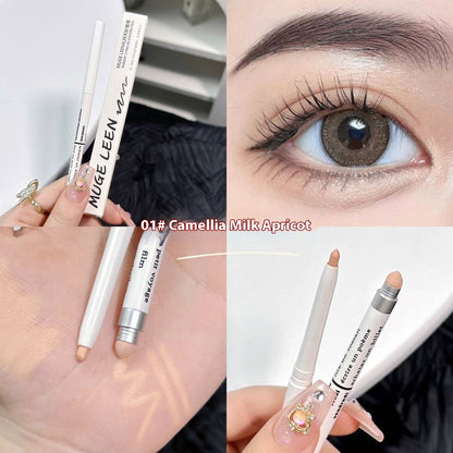 Highlight Brightening 2-in-1 Waterproof And Sweat-proof Not Smudge Eyeliner Pen