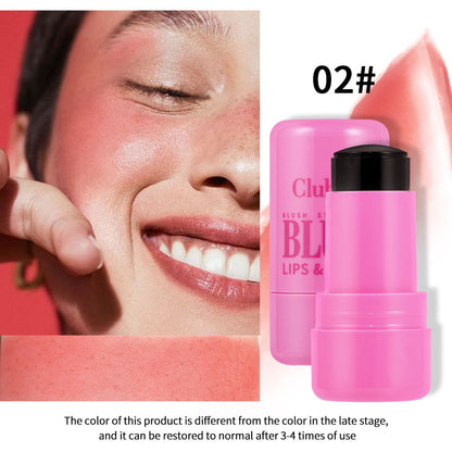 Bouncy Fruit Flavor Dyed Lip Brush Lip And Cheek Dual-use Natural Repair Lip Gloss Stick