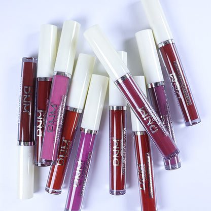 19-color Matte Lip Gloss Waterproof Long-lasting Long Lasting And Does Not Fade Lip Lacquer