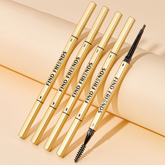 Waterproof Smear-proof Double-headed Automatic Eyebrow Pencil