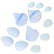 Solid Color Cosmetic Egg 12-piece Mini Thumb Puff