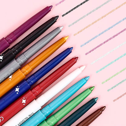 12-color Pearlescent Eyeliner Metallic