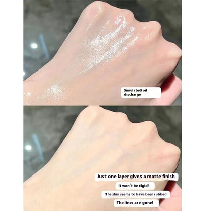 Women's Cappuvini Velvet Mist Exquisite Non-stick Matte Finish Clear Makeup Finish Face Powder