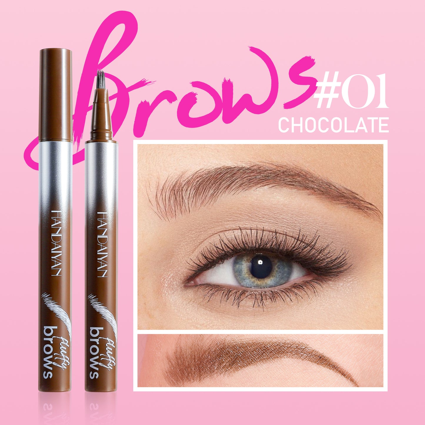 Eyebrow Pencil Five-color Wild Waterproof And Durable Liquid
