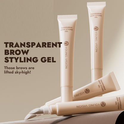 Transparent Eyebrow Gel Gel Slender Hose Portable Silicone Bruch Head