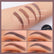 4 Colors Waterproof Discoloration Resistant Eyebrow Cream Long Lasting