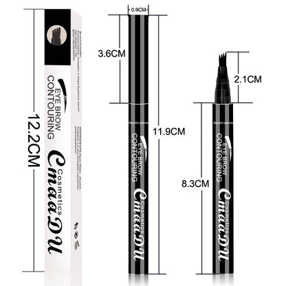 CmaaDu 4-head Eyebrow  4-point Eyebrow Pencil