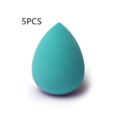 Solid Color Household Water Droplet Makeup Sponge Powder Puff