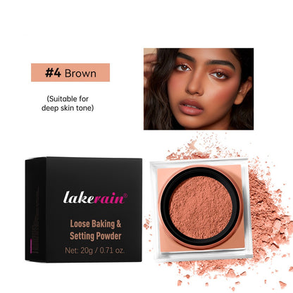 Square Box Finishing Loose Powder Even Skin Color