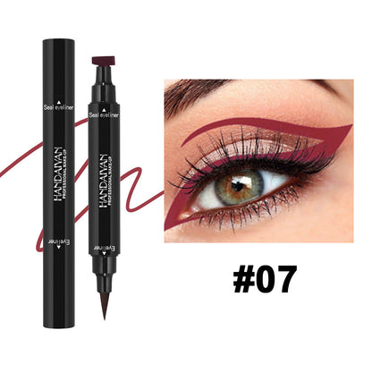 Triangle Seal Color Double Head Liquid Eyeliner