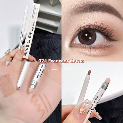 Highlight Brightening 2-in-1 Waterproof And Sweat-proof Not Smudge Eyeliner Pen
