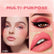 Big Head Sponge Head Velvet Skin Feeling Lip And Cheek Dual-use Moisturizing Blush