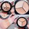 Three-color Concealer Highlight Repair Discoloration Resistant