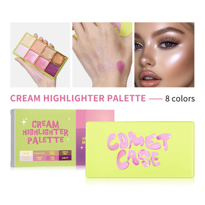 Brightening And Repairing 8 Colors Highlighting Powder