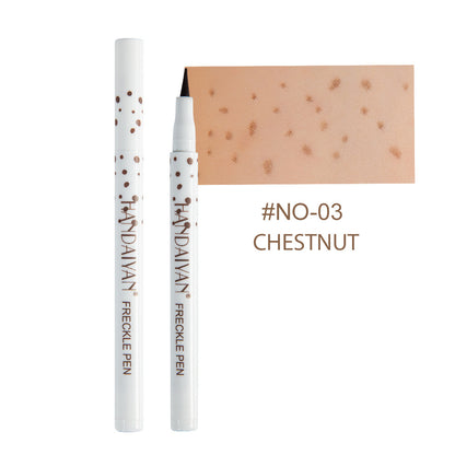 Dark Brown Freckle Pen - Waterproof, Long-lasting Cosmetic Marker For Natural Freckles. Precision Tip For Face & Body. Daily Or Special Occasion Use.