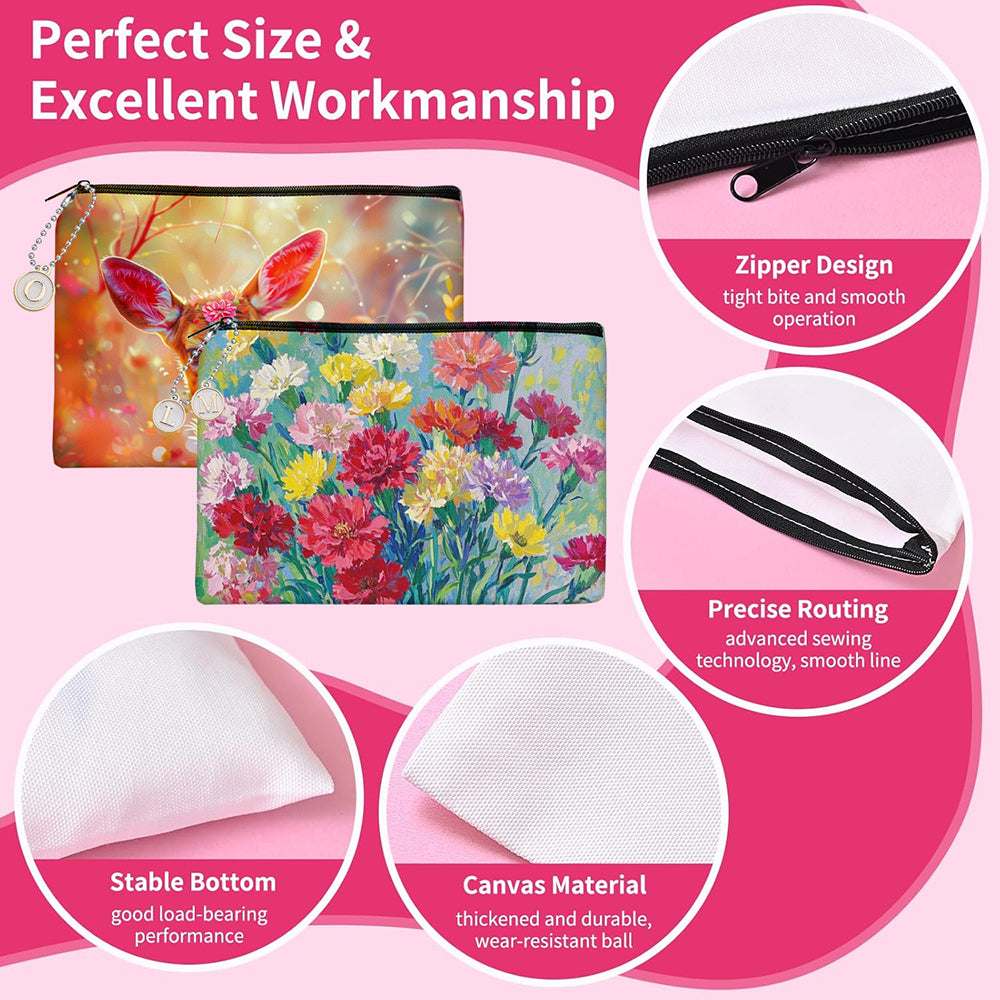 12 Pcs Paintable Blank Canvas