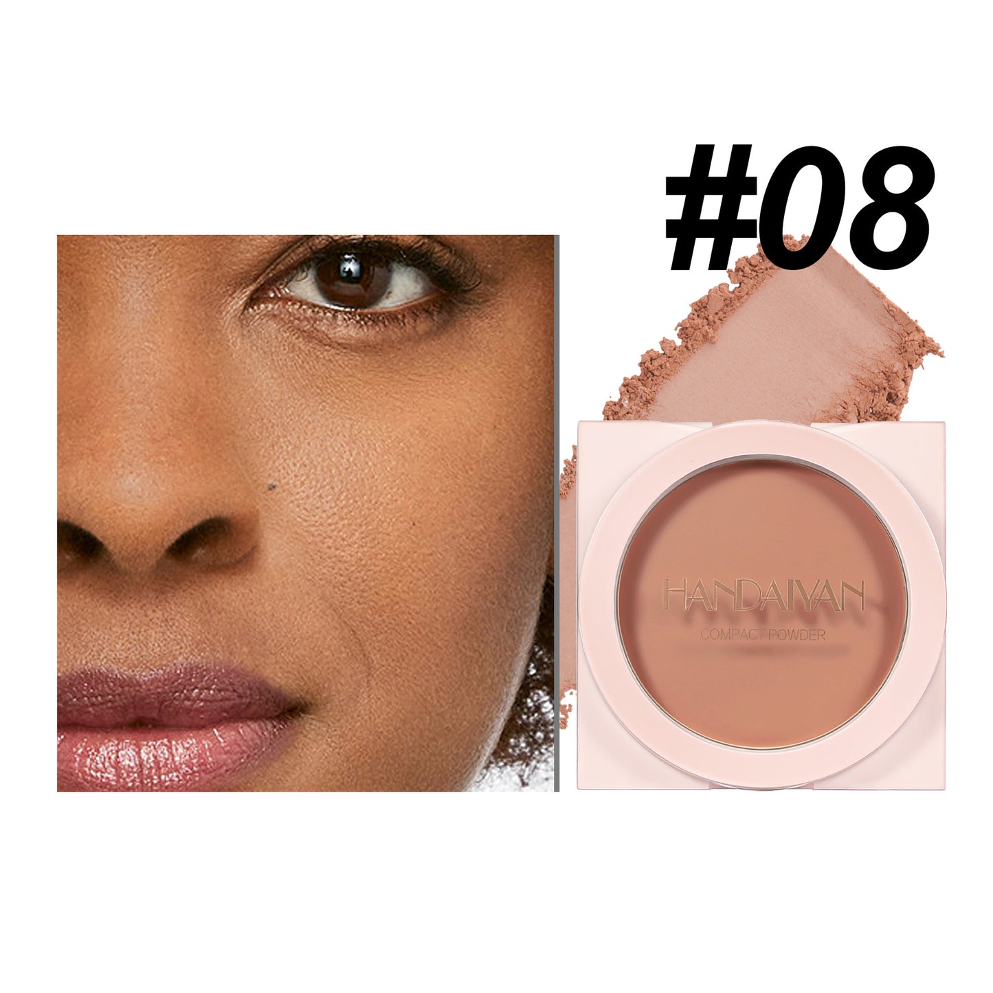 Finishing Powder Invisible Pore Waterproof Sweat-proof Wet And Dry Matte Powder Cake Makeup