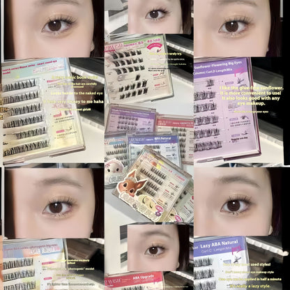 Mrwish Glue-free False Eyelashes New Lazy Trilogy