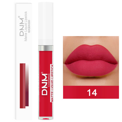 19-color Matte Lip Gloss Waterproof Long-lasting Long Lasting And Does Not Fade Lip Lacquer