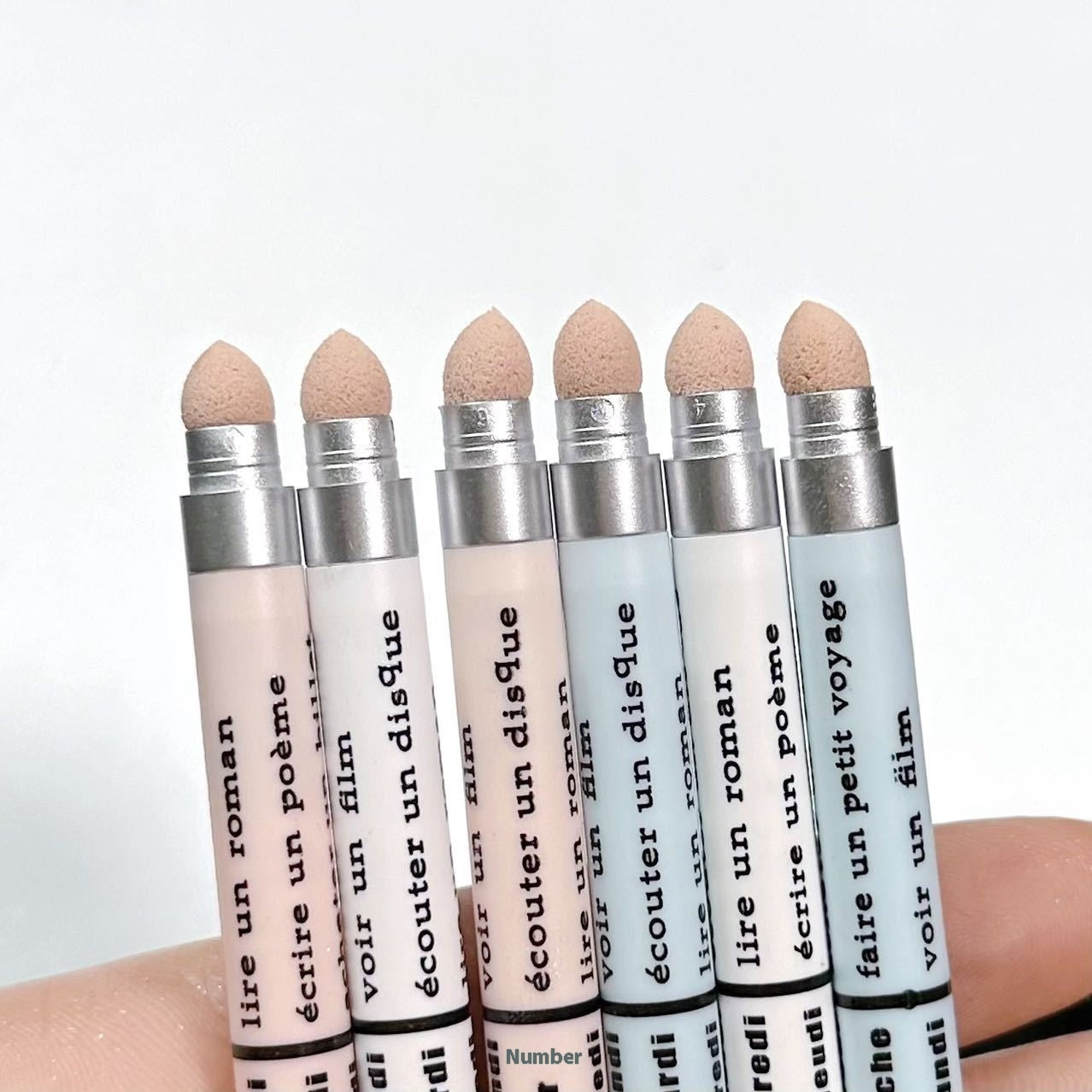 Highlight Brightening 2-in-1 Waterproof And Sweat-proof Not Smudge Eyeliner Pen