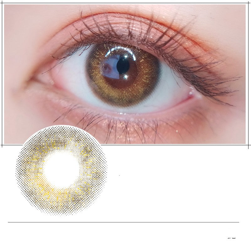 Beauty Pupil Male Students Natural Blue Male Gray Myopia Brown