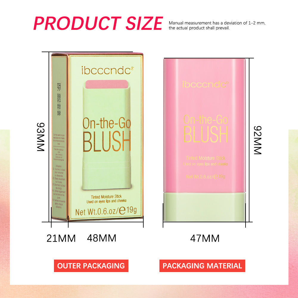 Makeup Apply Blusher Moisturizing