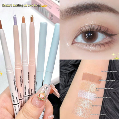 Highlight Brightening 2-in-1 Waterproof And Sweat-proof Not Smudge Eyeliner Pen