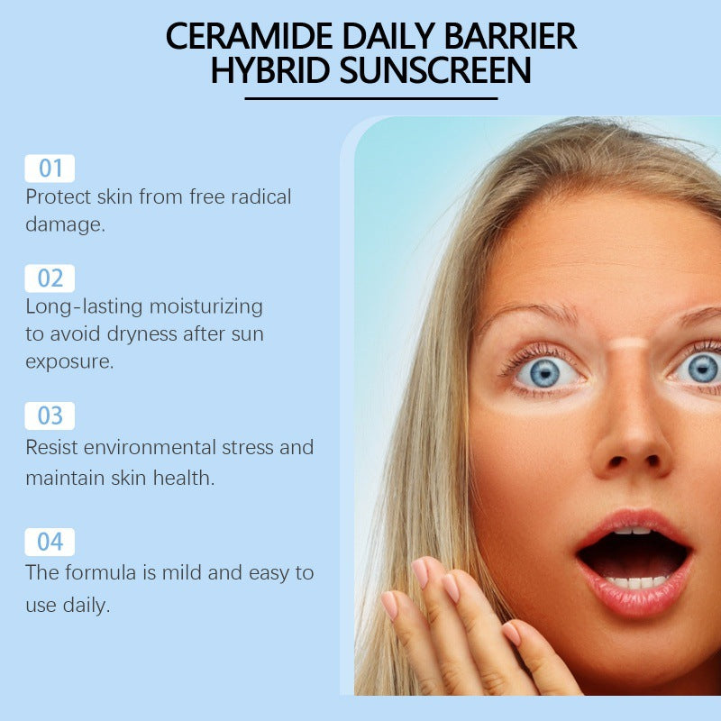 Ceramide Protective Cream Summer Refreshing Moisturizing Protective Skin Repair