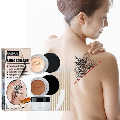 Waterproof Brightening Cover Tattoo Scar Birthmark Concealer Suit