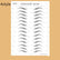 Autocollant pour sourcils écologique imitation 3D