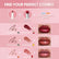 Cross-border Beauty PAGE VINE Crayon à lèvres Smart And Fine, lisse et à séchage rapide, longue tenue, waterproof, sans traces sur les verres