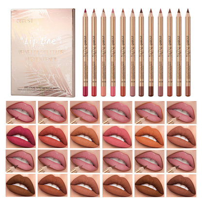 Lip Liner Suit Color Rendering Not Easy To Smudge Long Lasting