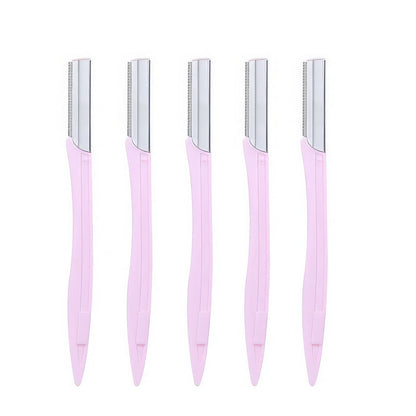 Long Handled Stainless Steel Blade Eyebrow Trimmer