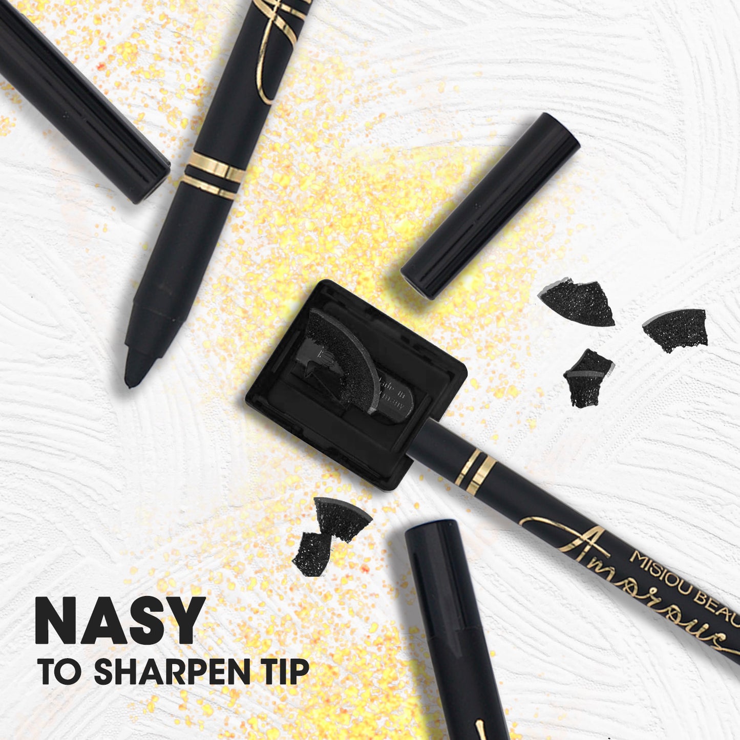 Eyeliner Smooth Texture Color Uniformity Easy To Color Long Lasting Waterproof