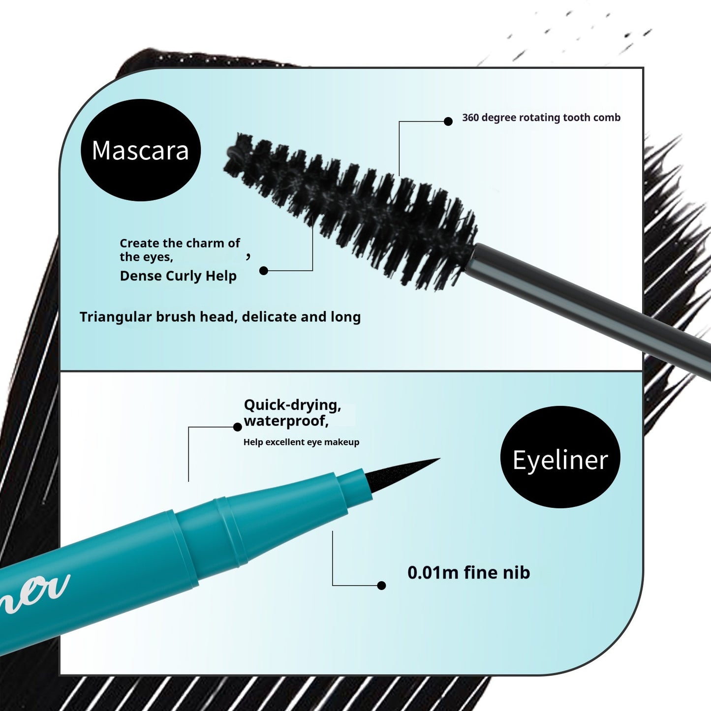 Curling Thick Waterproof Sweat-resistant Not Smudge Eyelash Base Cream