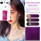 Ammonia-free Hair Color Paste Monochrome Paste Cover White Hair Multi-segment Color One-step Black Tea Gray Blue Black Hair Dye