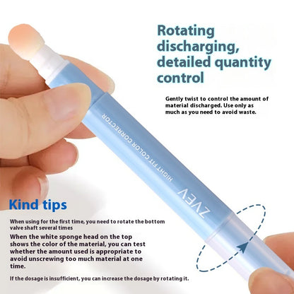 Sponge Brush Head Moisturizing Clothing Concealer Cream