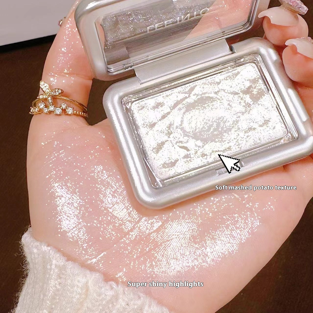 LEEINTO Dream Buoy Highlight Eyeshadow Diamond In The Debris Pearlescent