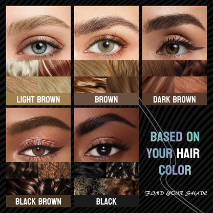 Two Fork Eyebrow Pencil Waterproof Sweat-proof Wild Eyebrow Double Head 2 In1 Eyebrow Pencil Liquid
